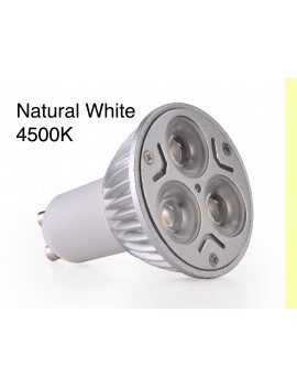 3x3Watt GU10 LED - Natural White