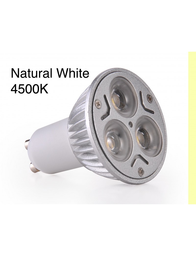 3x3Watt GU10 LED - Natural White