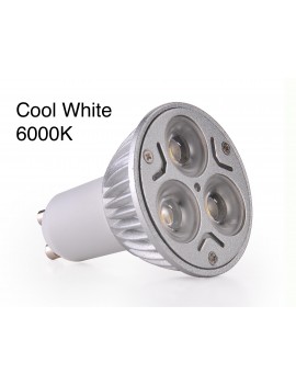 3x3Watt GU10 LED - Cool White