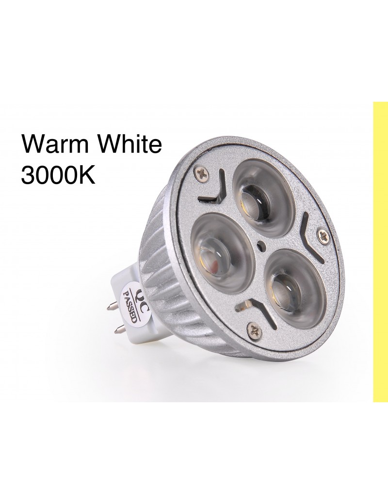 3x3Watt MR16 LED - Warm White