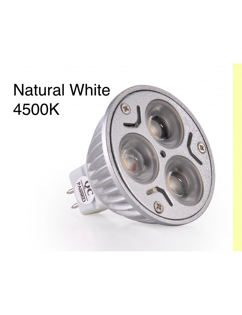 3x3Watt MR16 LED - Natural White